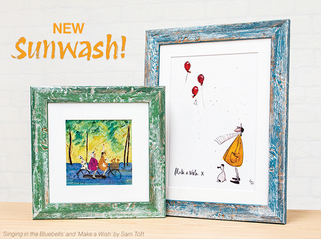 Sunwash framed pictures